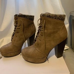 High Ankle heeled boots